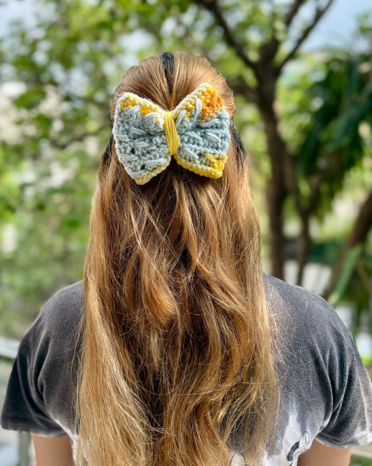 ROSA CROCHET BOW