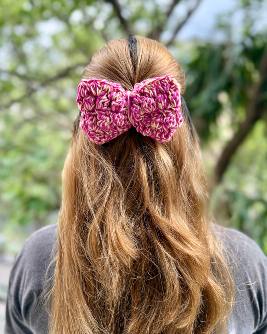 BEGONIA CROCHET BOW