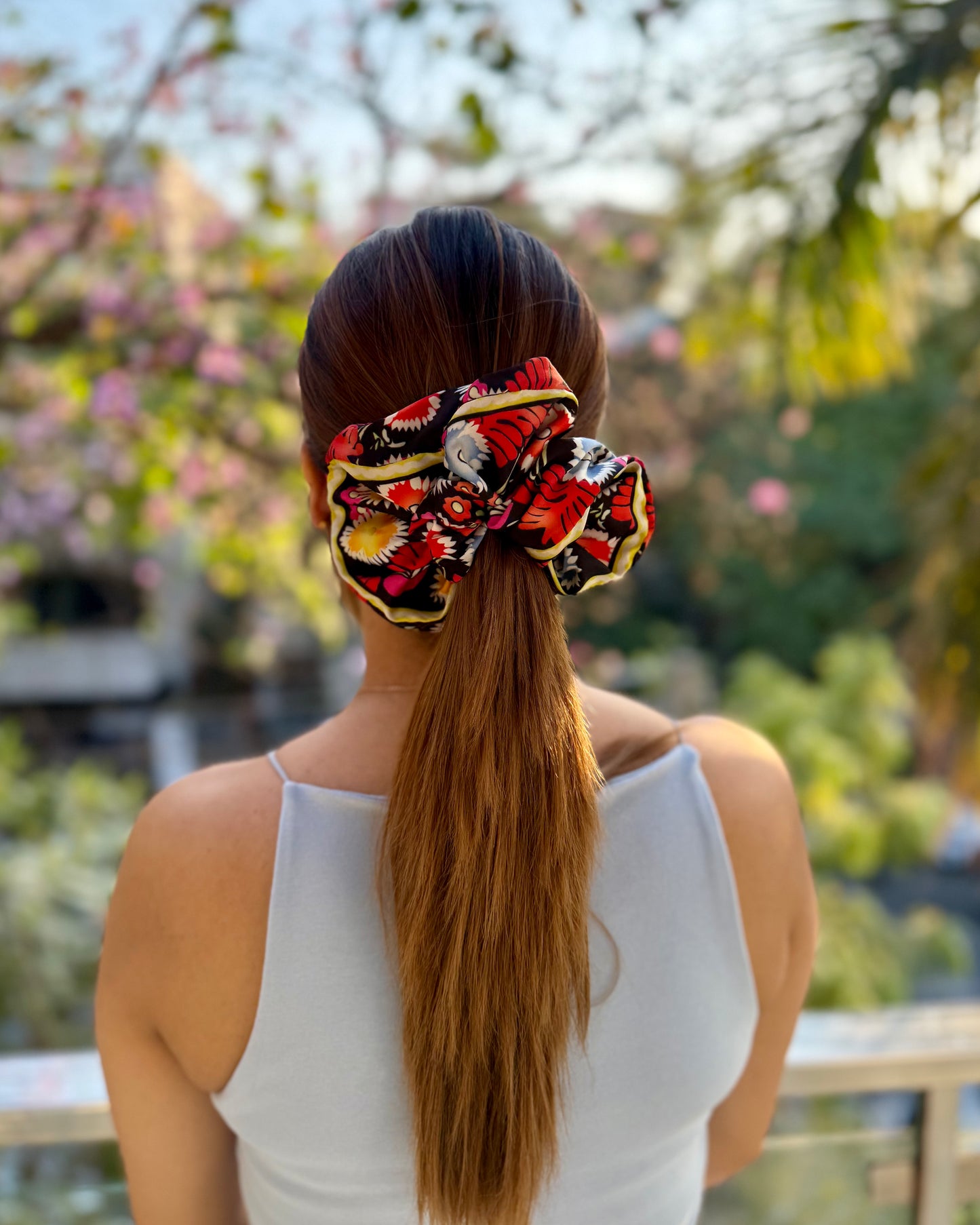 CELESTIAL SATIN GIANT SCRUNCHIE