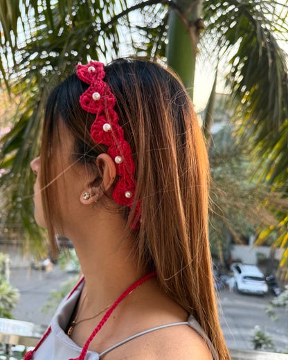 RED HEART HEADBAND