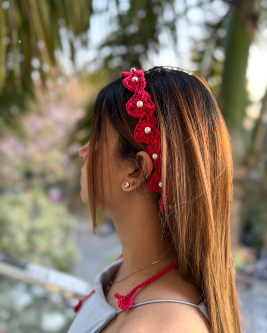 RED HEART HEADBAND
