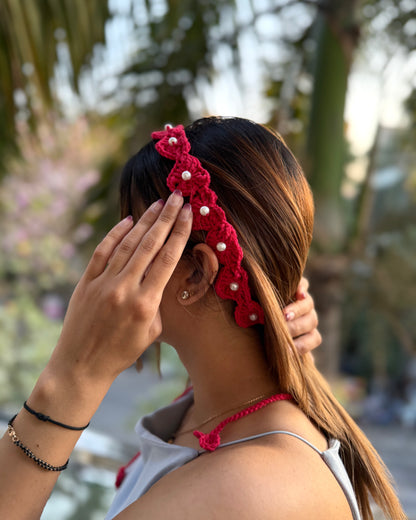 RED HEART HEADBAND