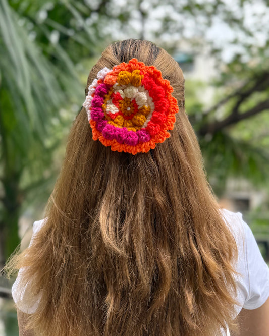DAYLILY CROCHET BOW