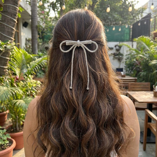 MOONLIGHT BEJEWELLED BOW