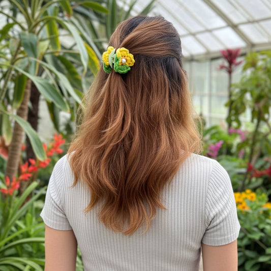 SUNFLOWER HAIR CLAW