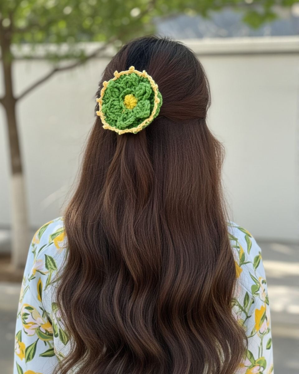 RAINFOREST CROCHET BOW