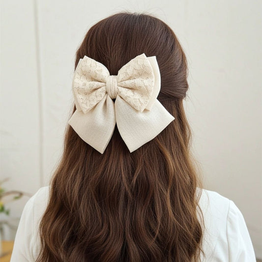 HYDRANGEA PIGTAIL BOW