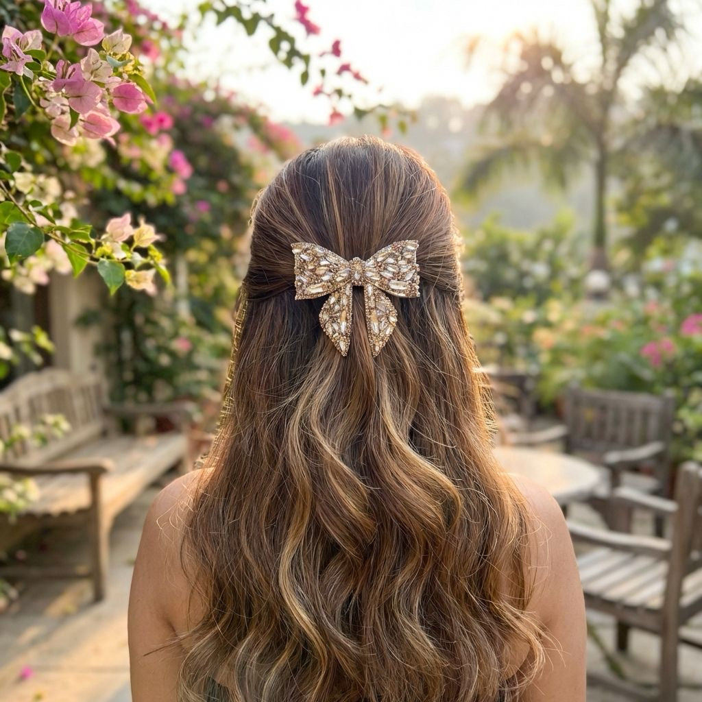 GOLDEN ARROW BEJEWELLED BOW