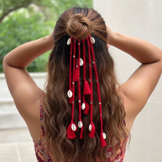 RED BEAUTY HAIRTIE