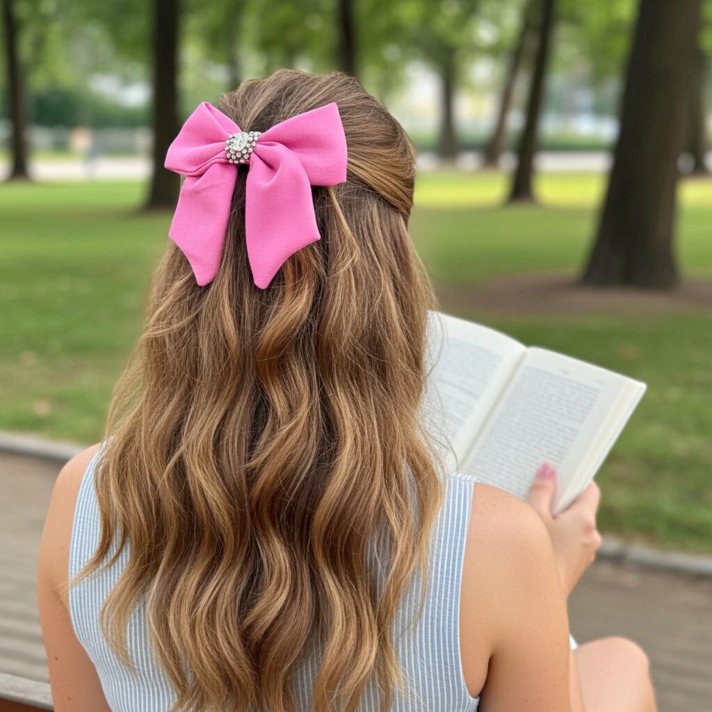 BLOSSOM PIGTAIL BOW